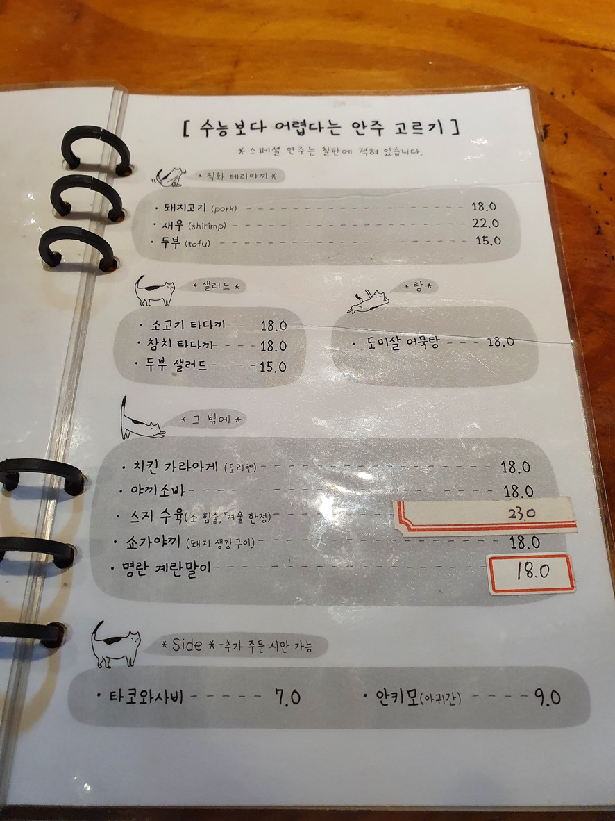 Kim's Late Night Restaurant menu 1