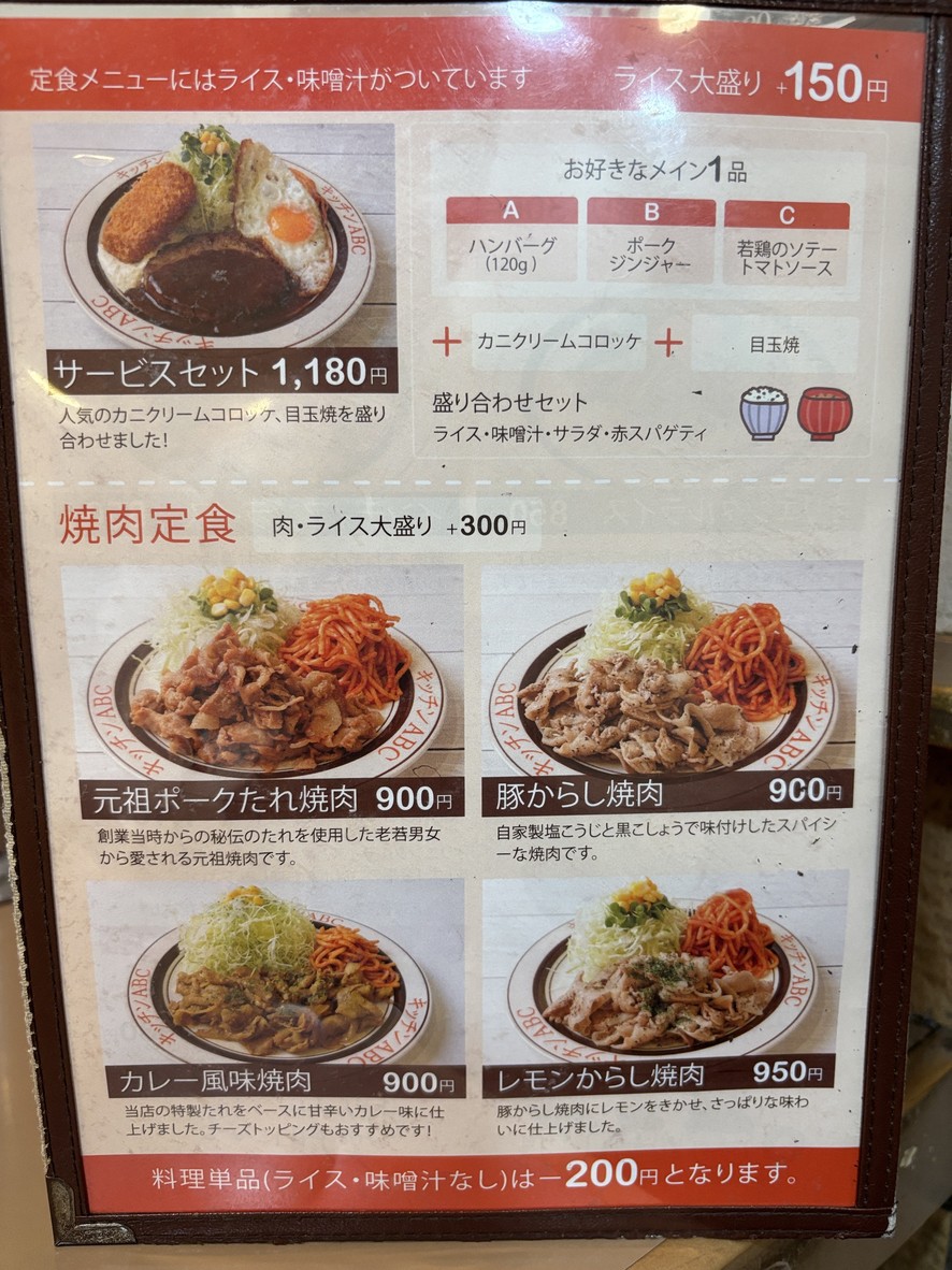 Kitchen ABC menu 4