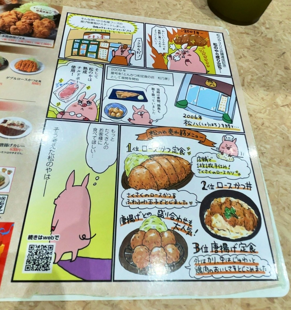 Matsunoya menu 2