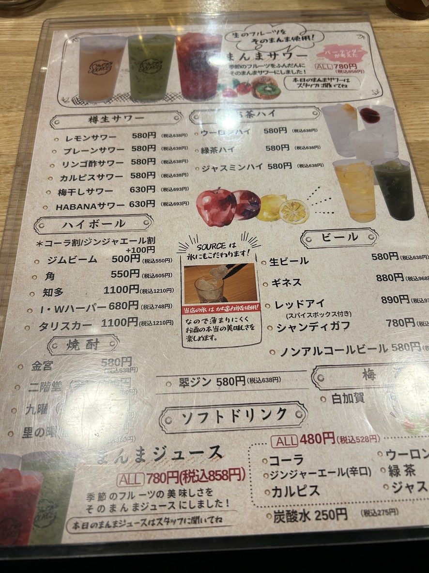 Teppan Bar SOURCE Gotanda menu 6