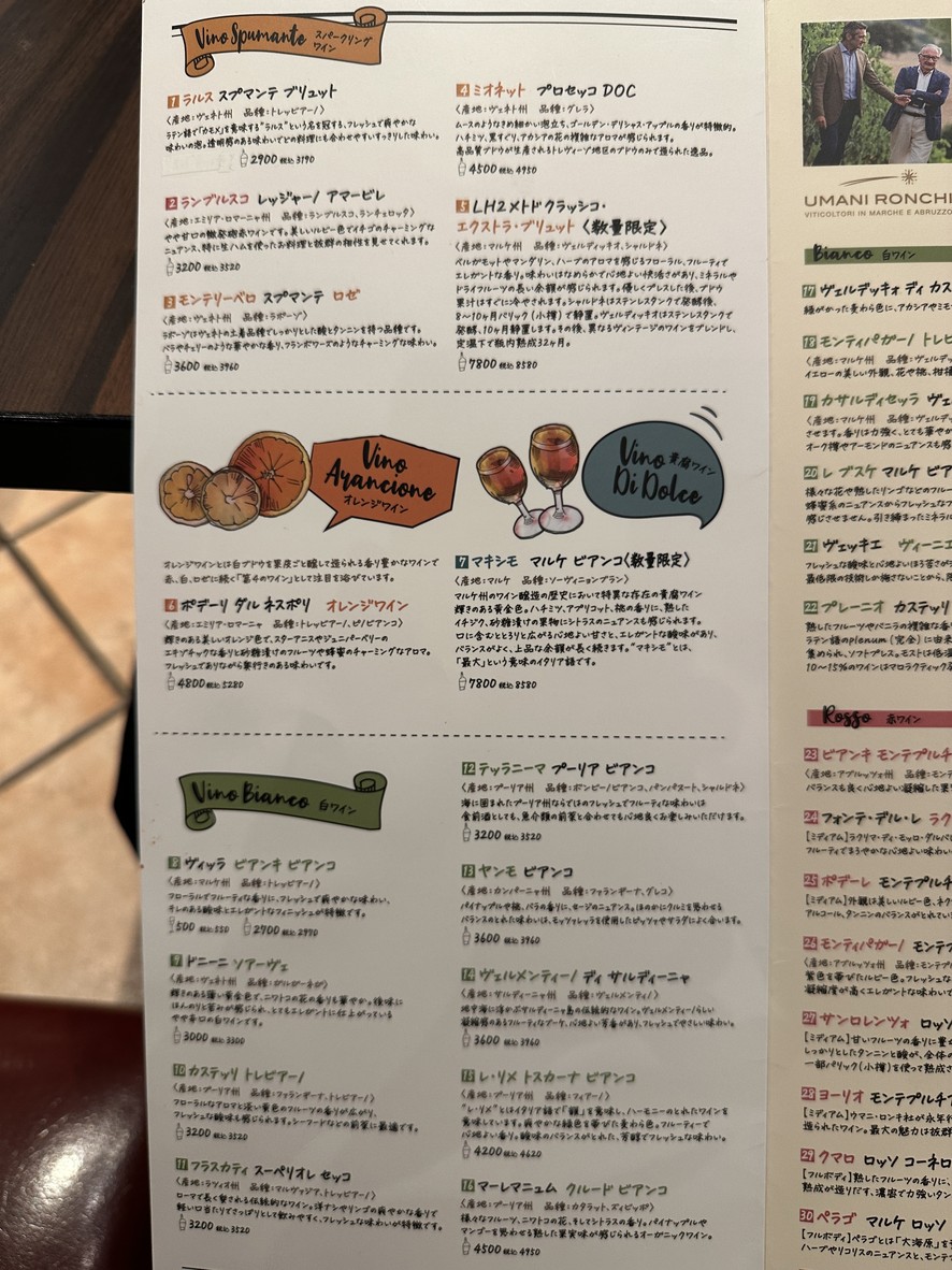 Villa Bianchi Shinjuku menu 6