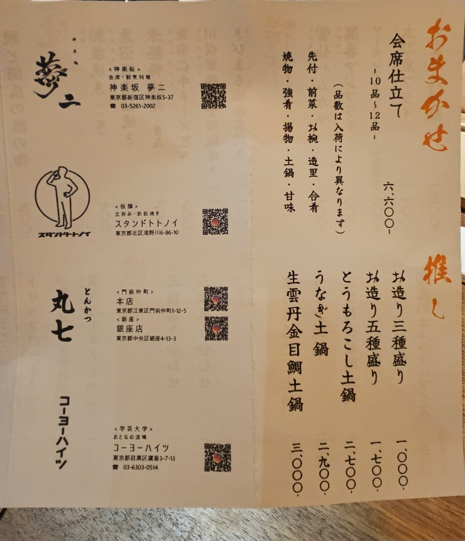 Coyo Heights menu 1