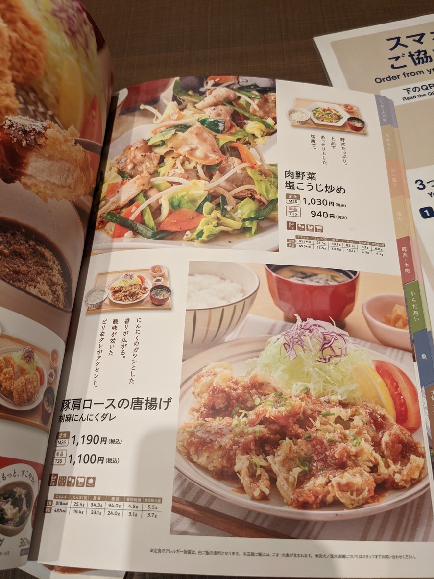 Ootoya Asakusabashi menu 6
