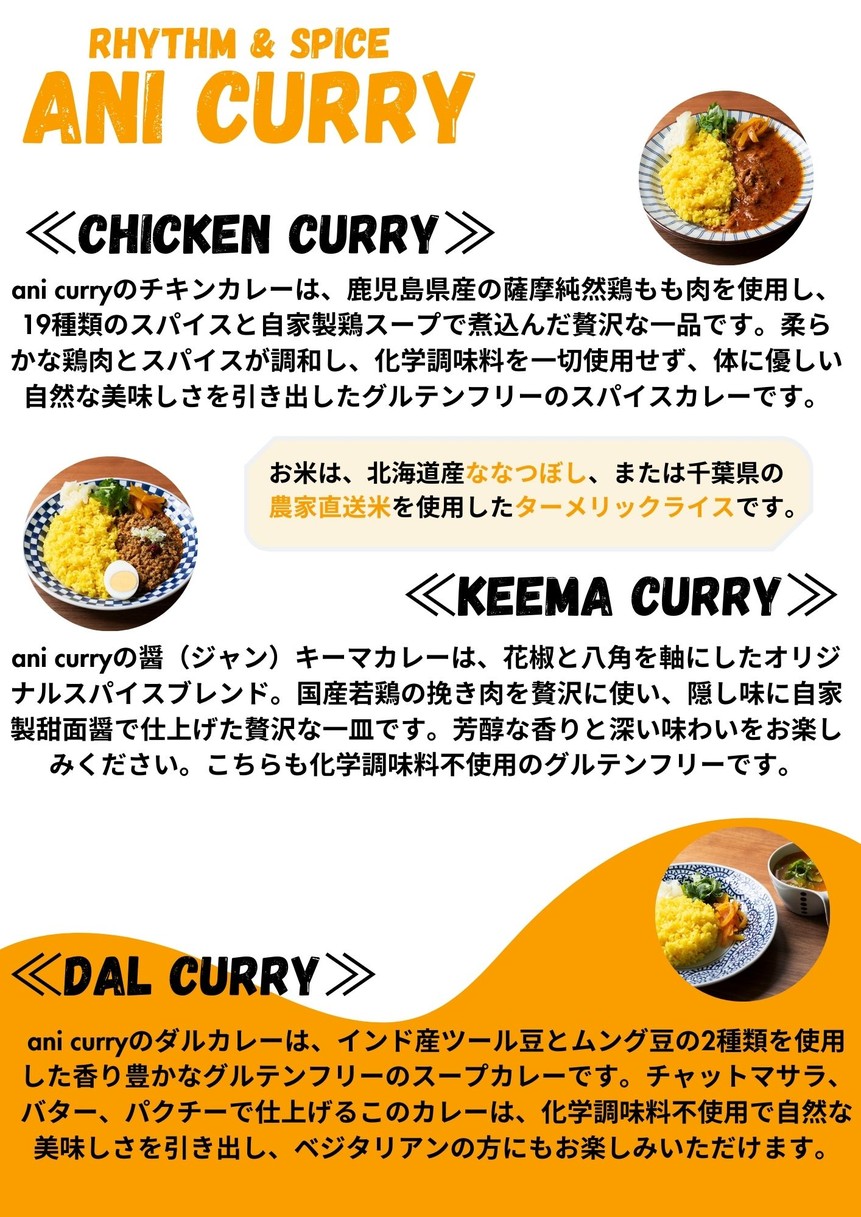 Rhythm & Spice Ani Curry menu 3