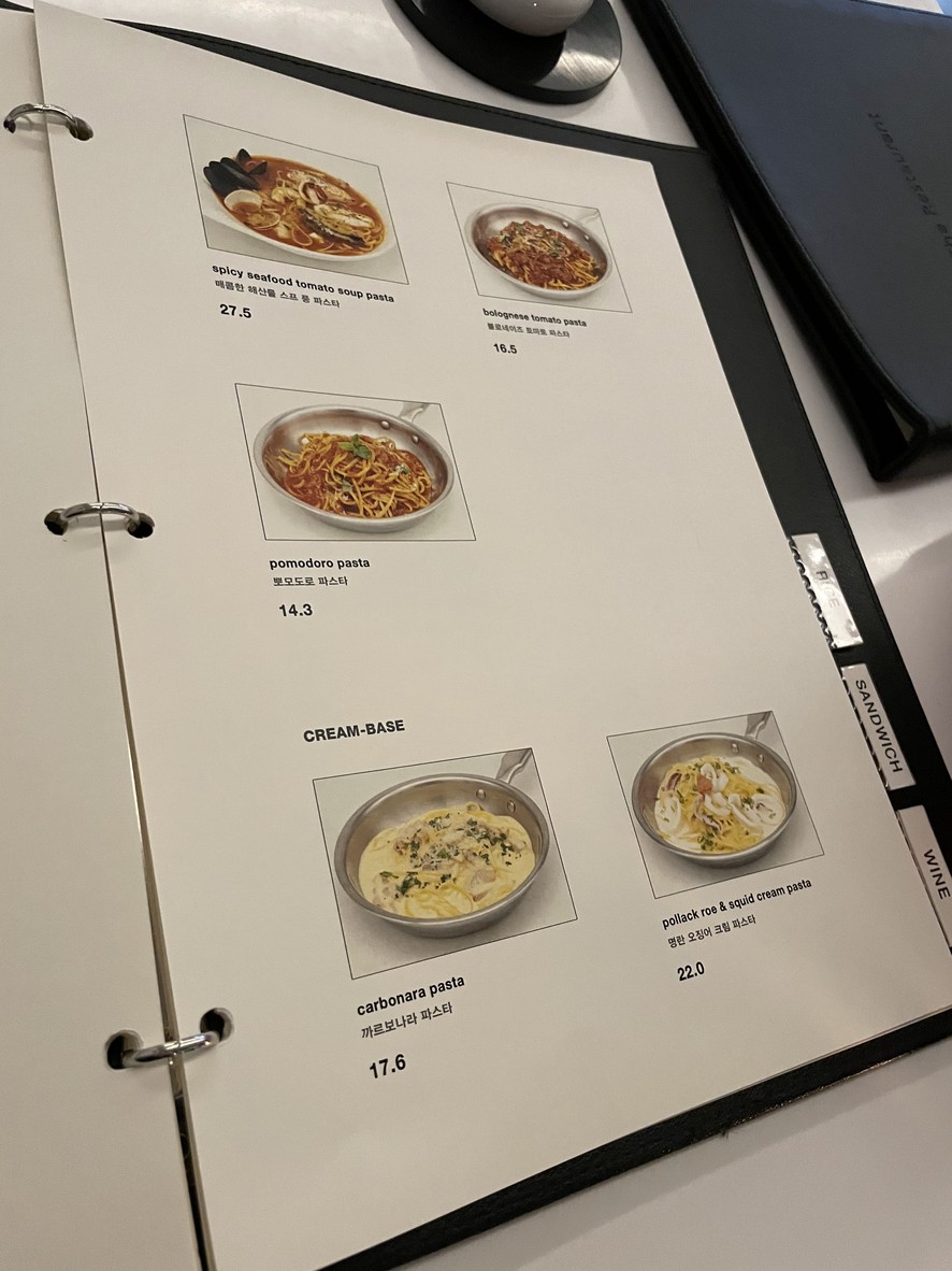 The Restaurant menu 5