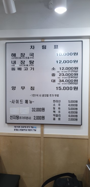 Jeju Eunhee Haejangguk Sindorim Branch