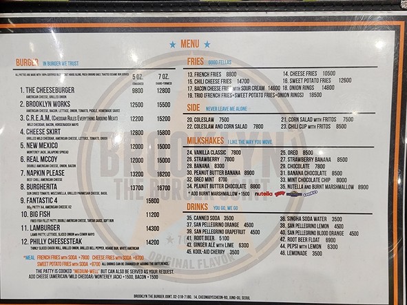 Brooklyn Burger Joint Cheonggyecheon