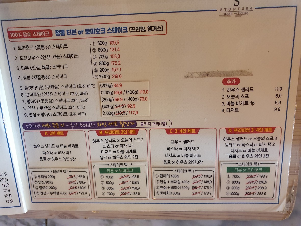 Stone504 menu 2