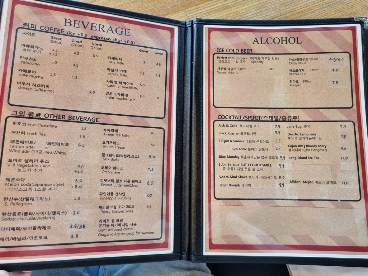 American Bistro menu 5