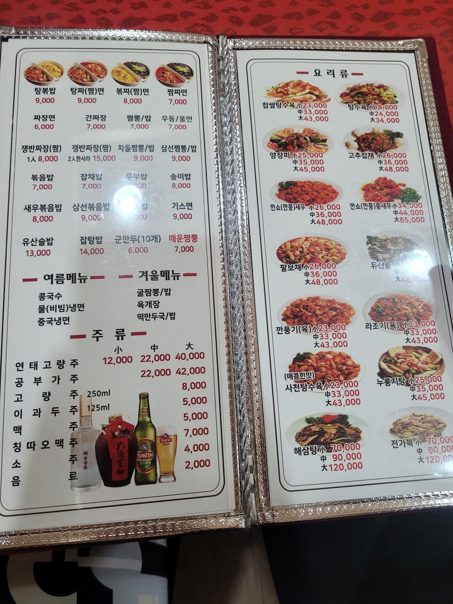 Sushan Gung menu 2
