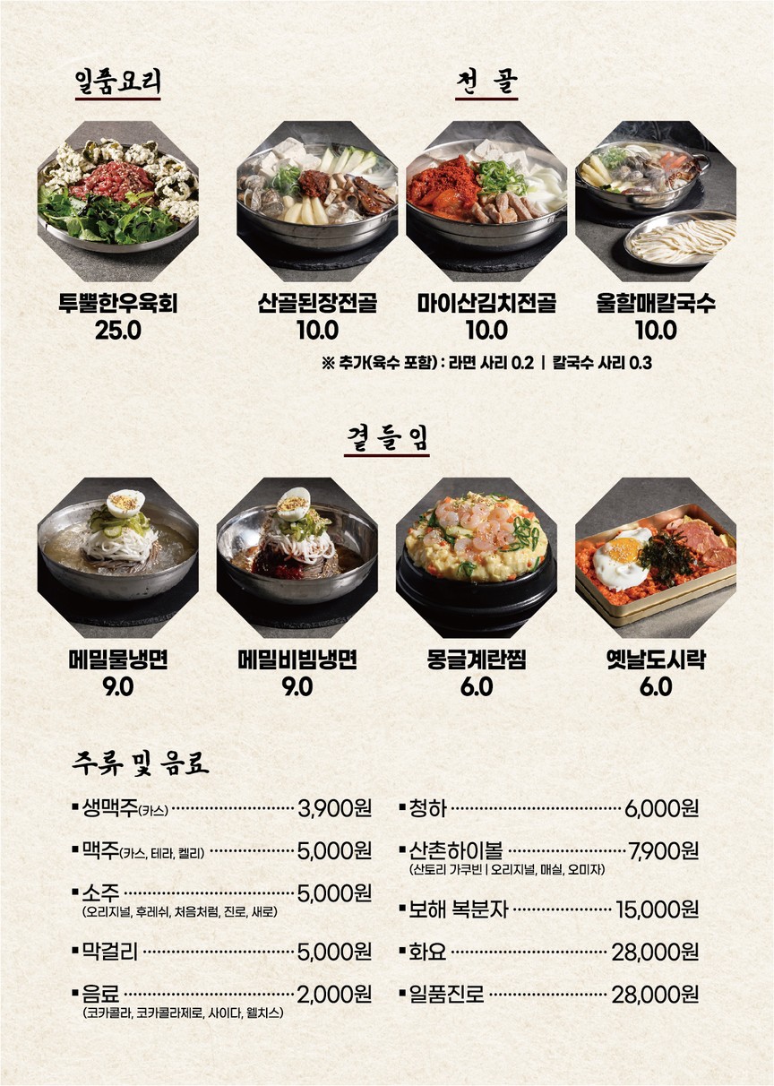 Sanchon Charcoal Grill menu 4