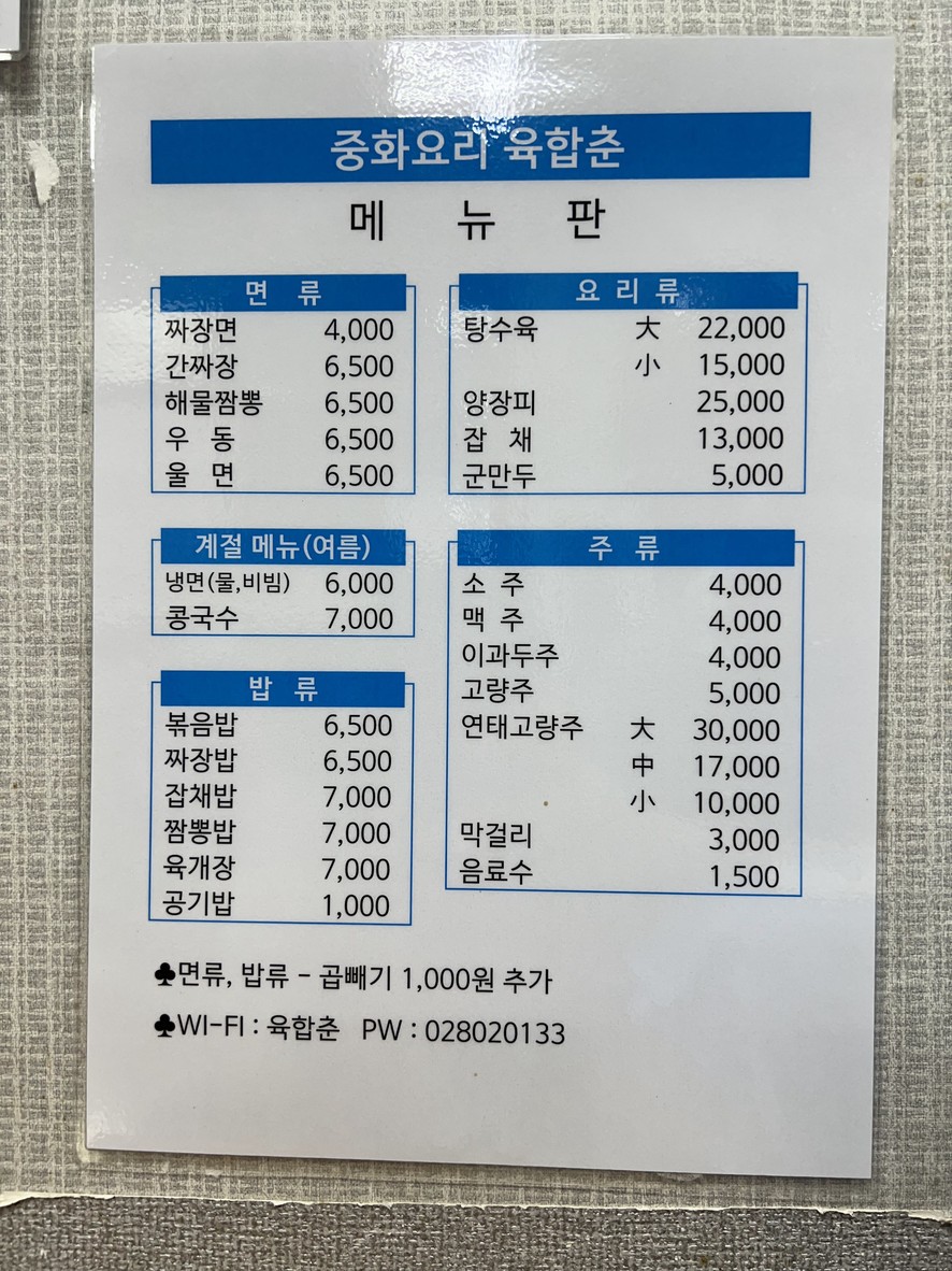 Yughabchun menu 1
