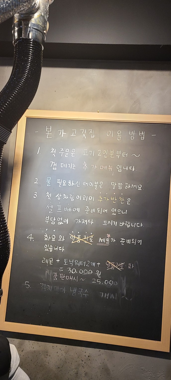 Gopdaengi Bokkeum menu 1