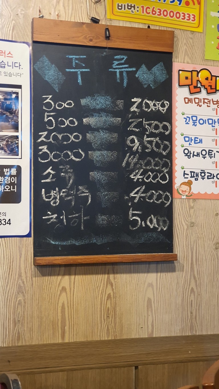 Chamnala menu 2