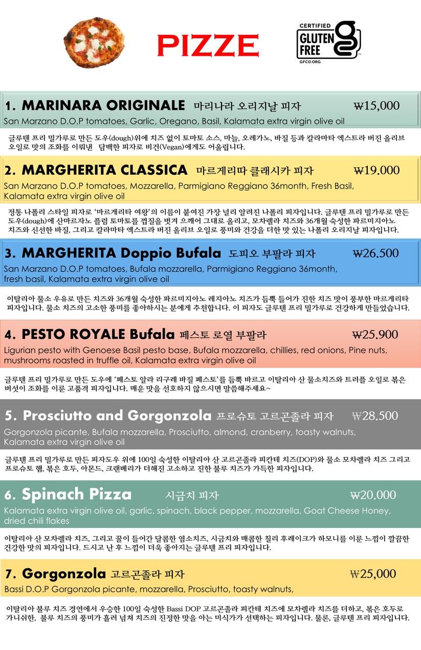 237 Pizza menu 2