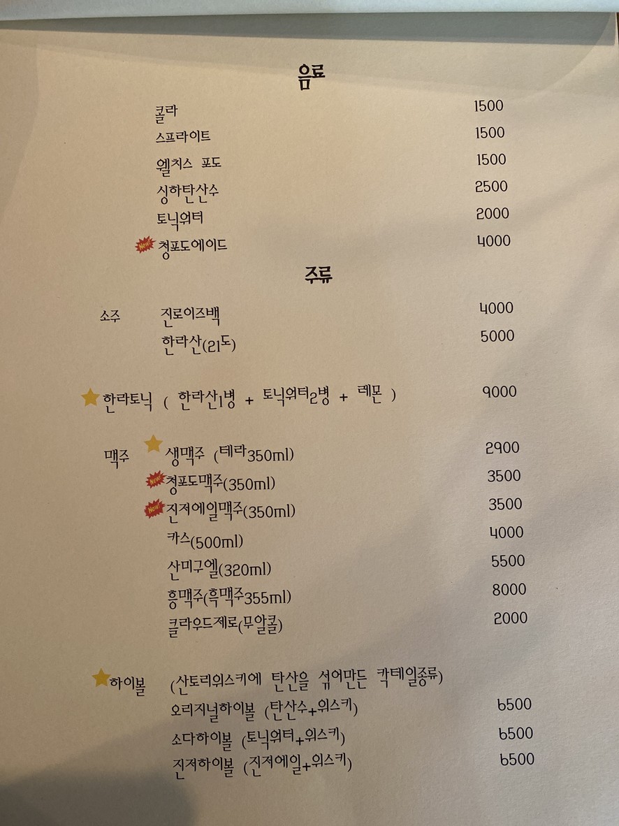 Yeonghyang menu 4