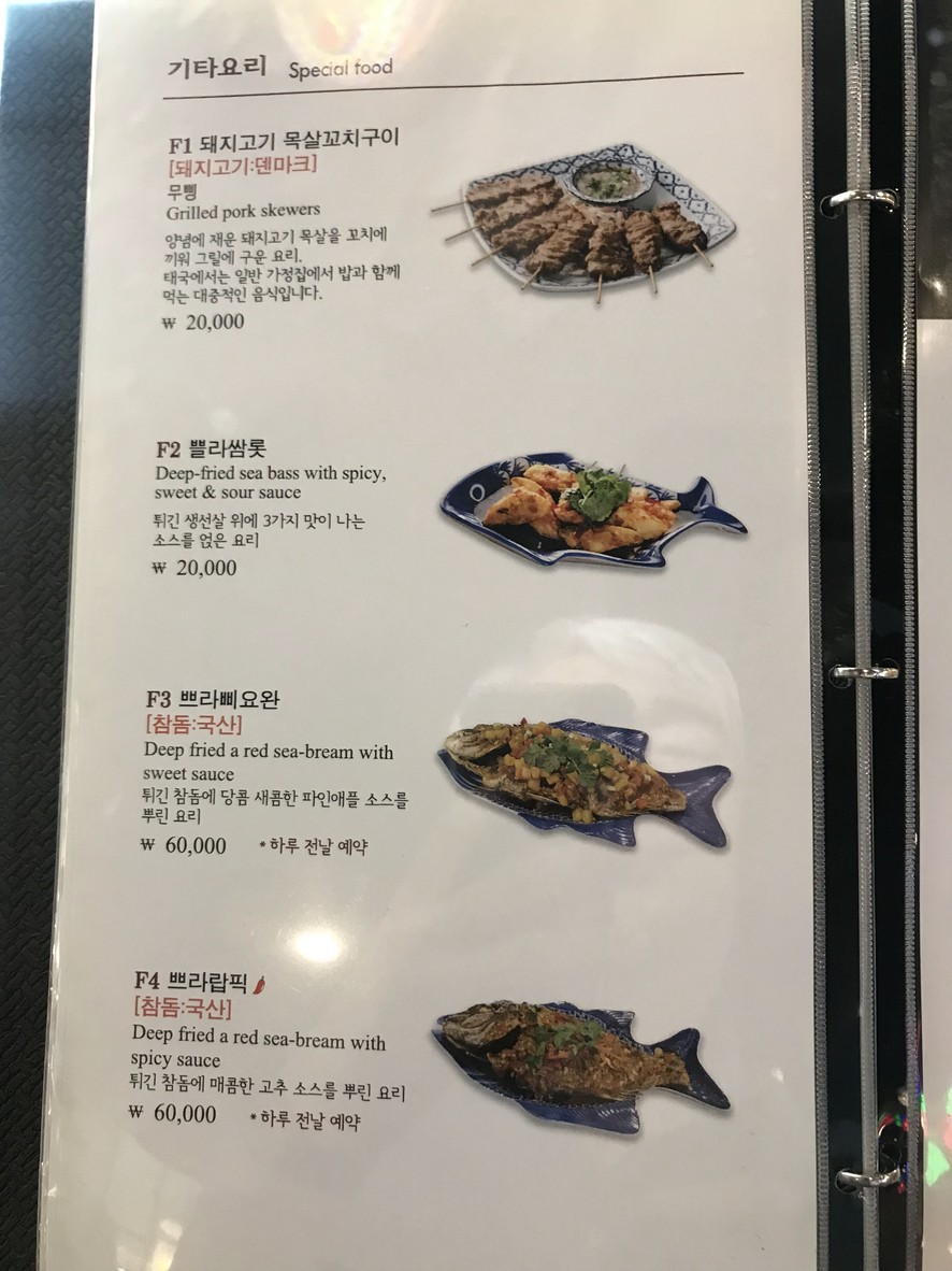 Kontai Gasán Mario menu 7