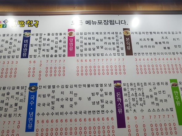 Gimbap Cheonguk Bakdal Branch