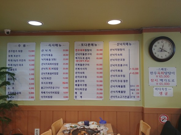 Nakji Bokkeum de Mugyodong Gaetmaul