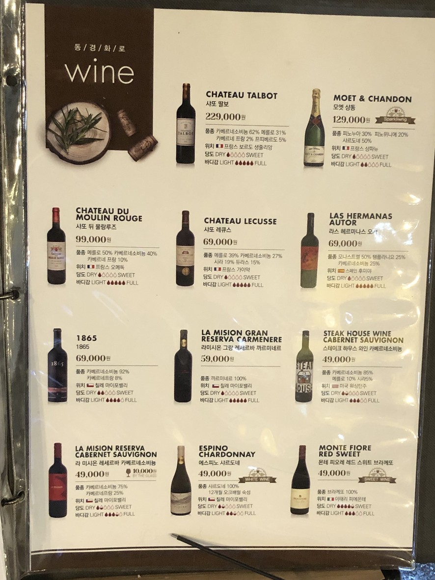 Tokyo Hwaro, sucursal de Mullae menu 5