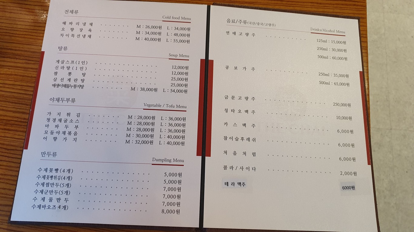 Deochai menu 3
