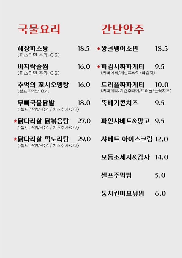 鸡场啤酒 Guro Digital Complex 店 menu 4