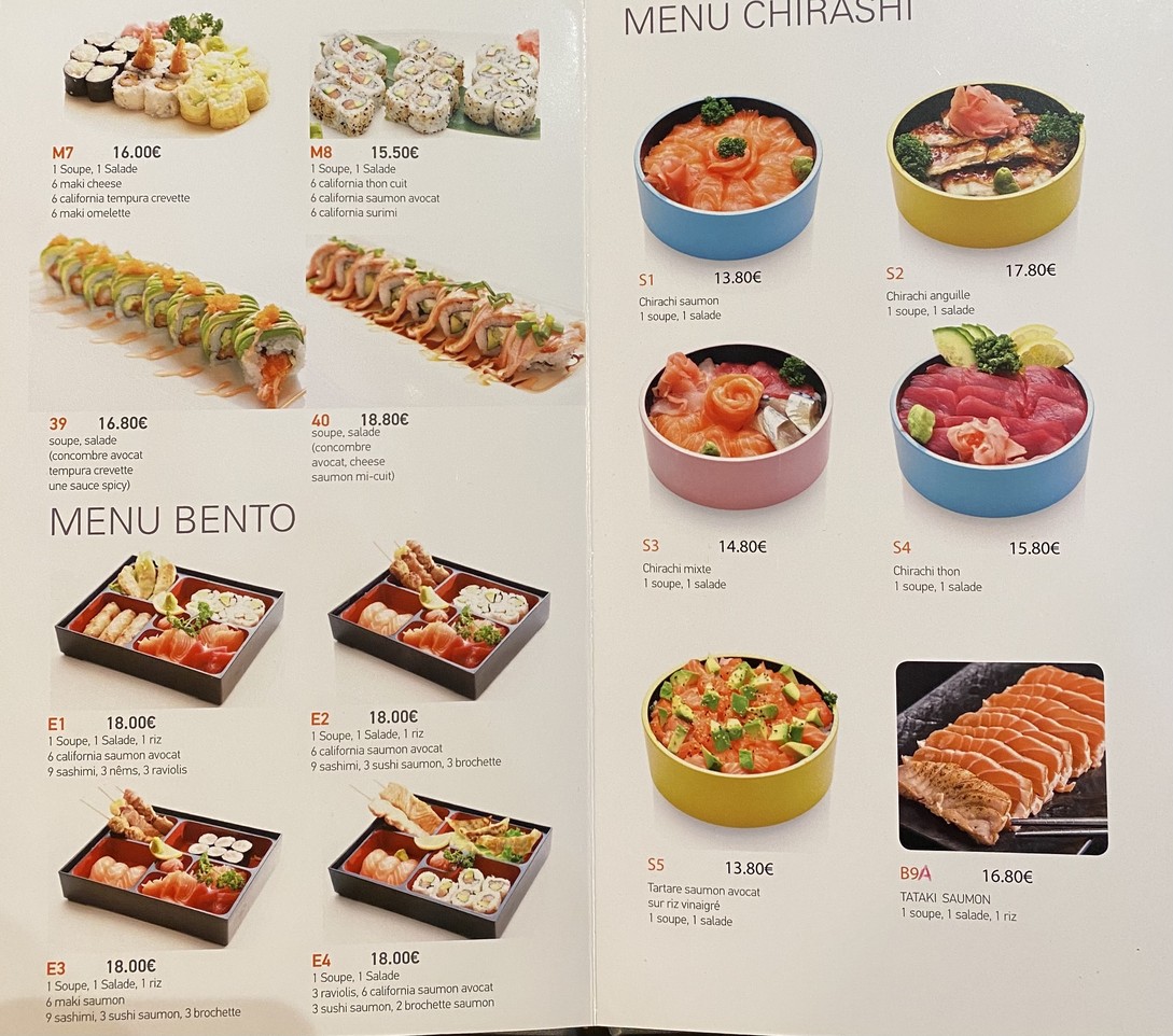 Tokoyama menu 6