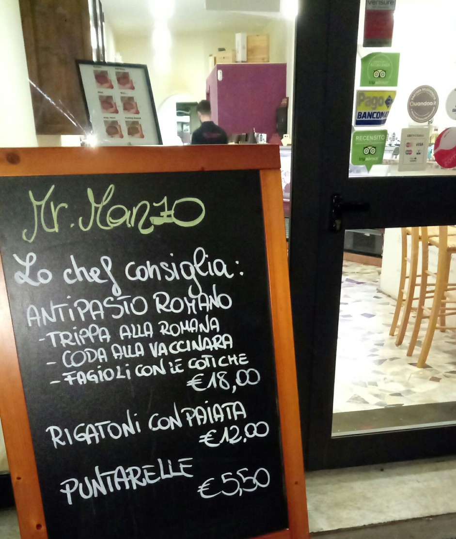 Mr Manzo Griglieria menu 2