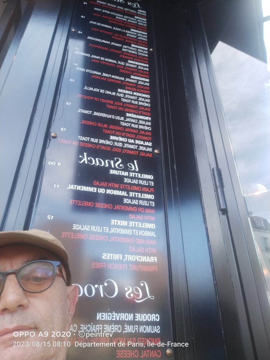 L'Ariel menu 1