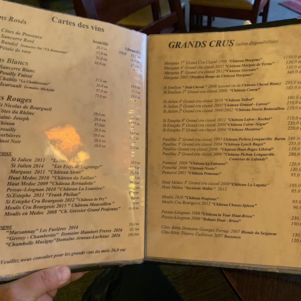 Le Sourire de Saïgon menu 4