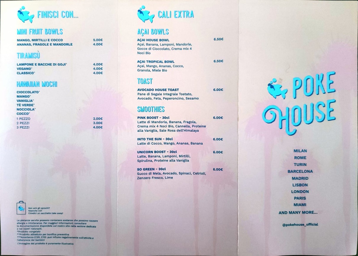 Poke House - Maximo menu 2