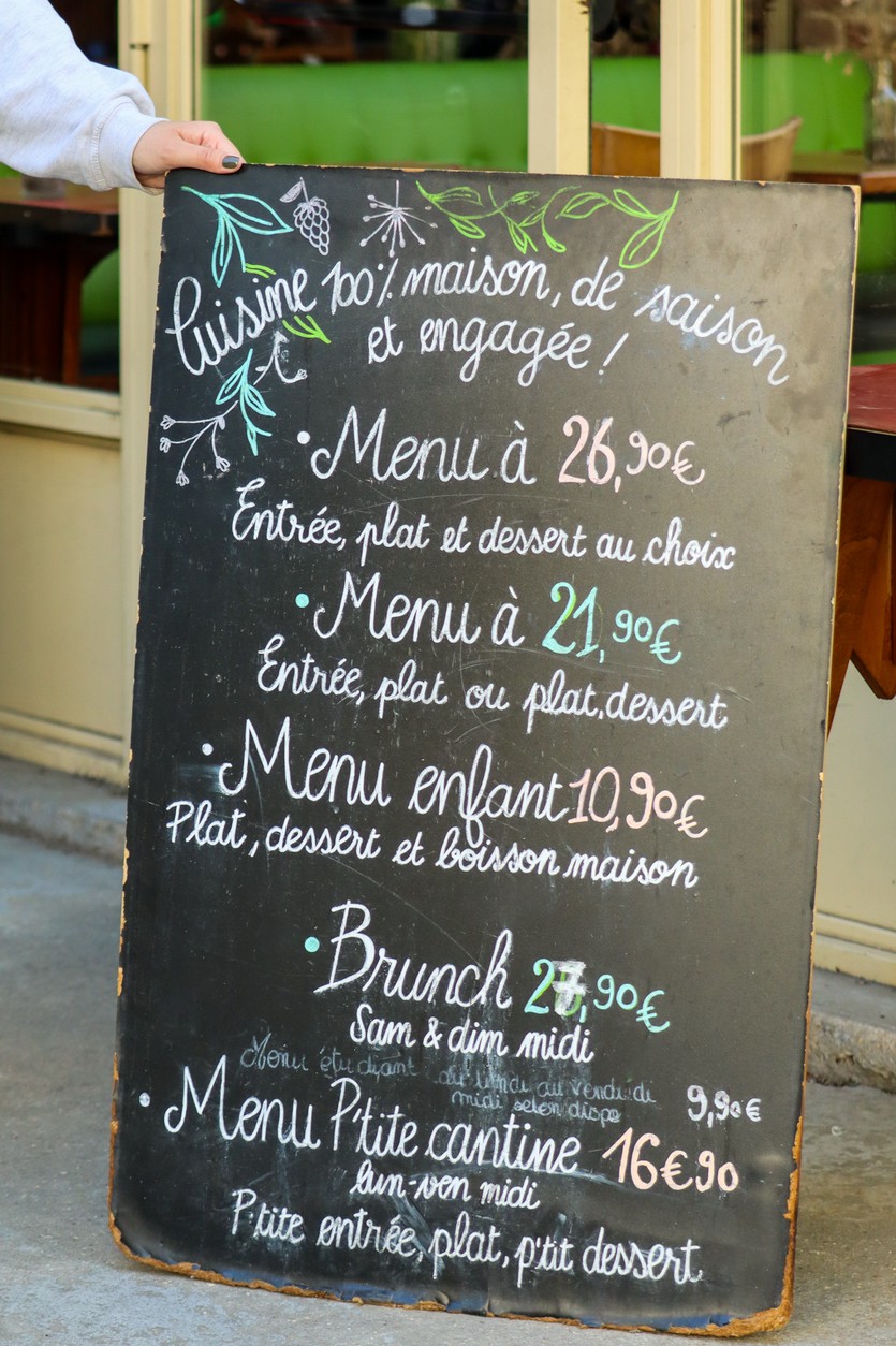 750克 La Table menu 1
