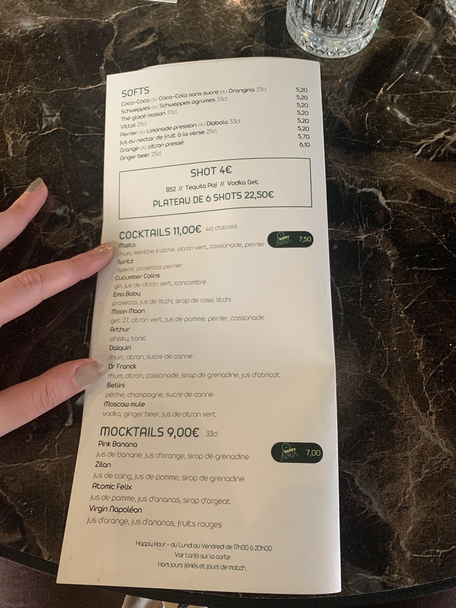 Café Camille menu 2