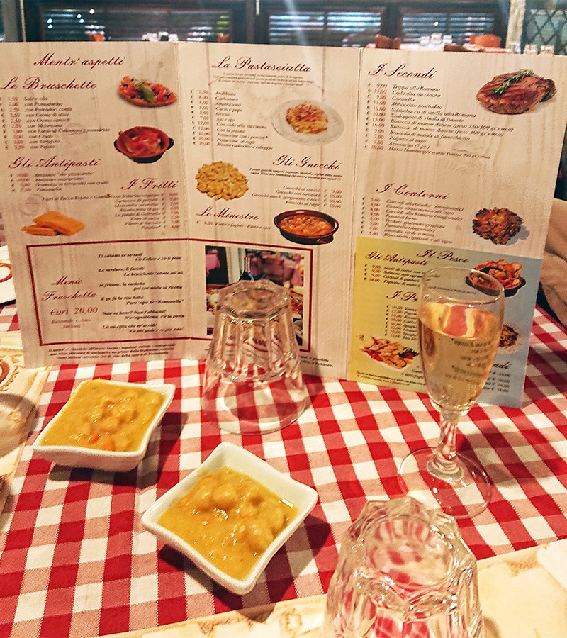 La locanda di tizia e caio menu 2