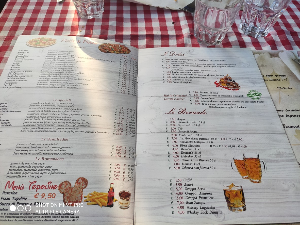 La locanda di tizia e caio menu 4