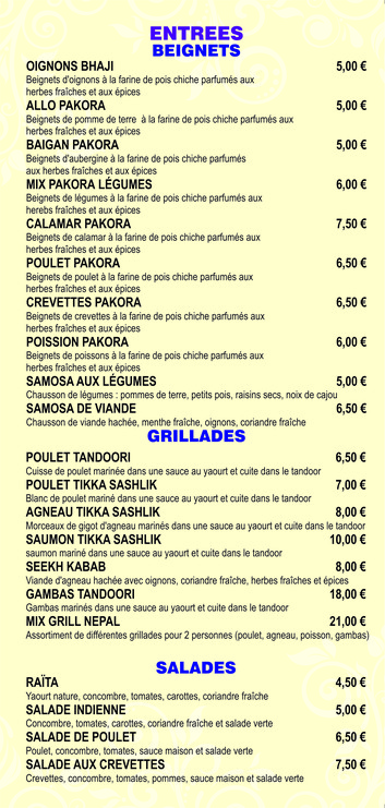 Restaurant Namaste Nepal