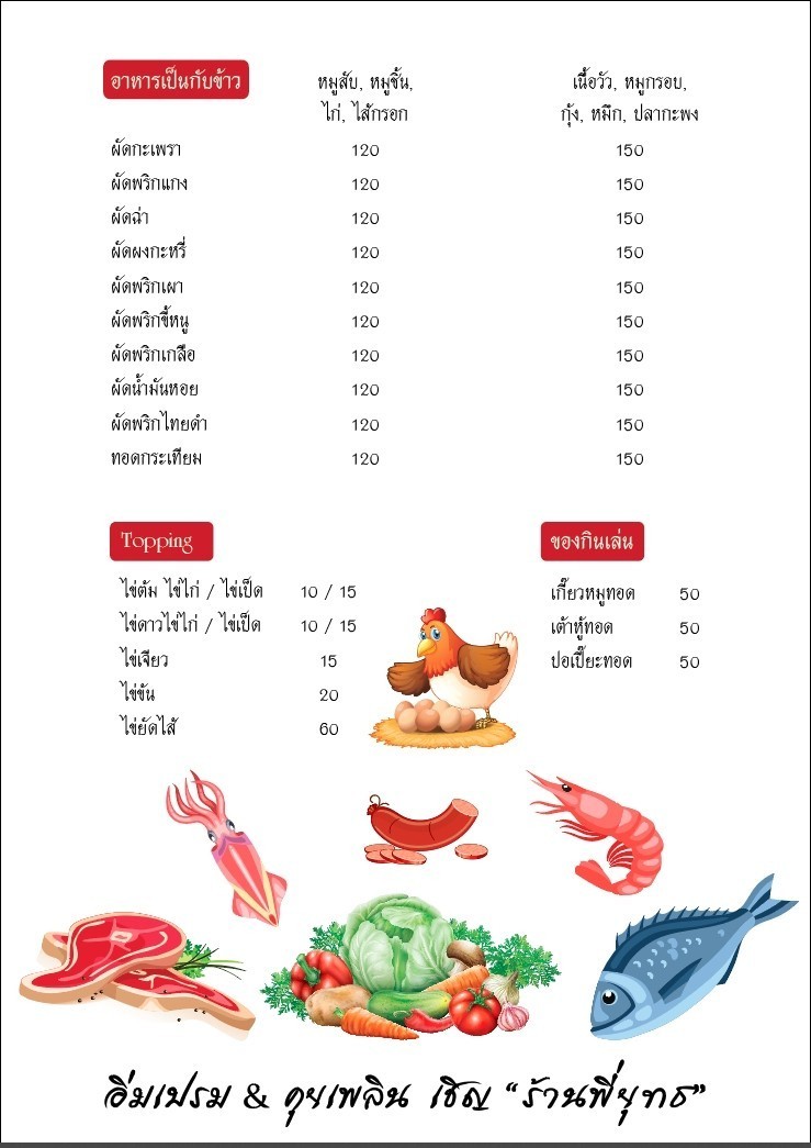 ร้านข้าวต้ม พี่ยุทธ by ต้องตาปูดอง menu 2