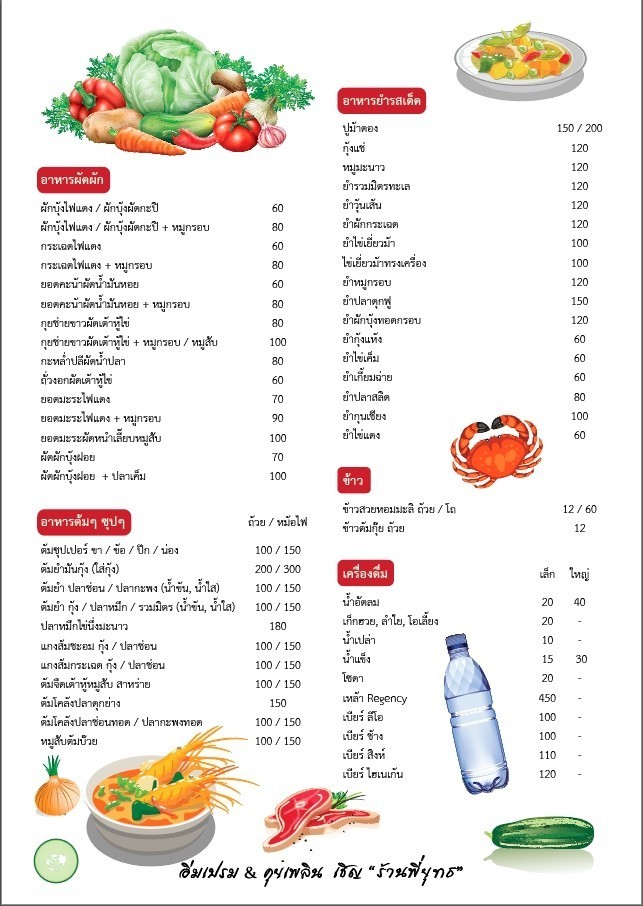 ร้านข้าวต้ม พี่ยุทธ by ต้องตาปูดอง menu 3