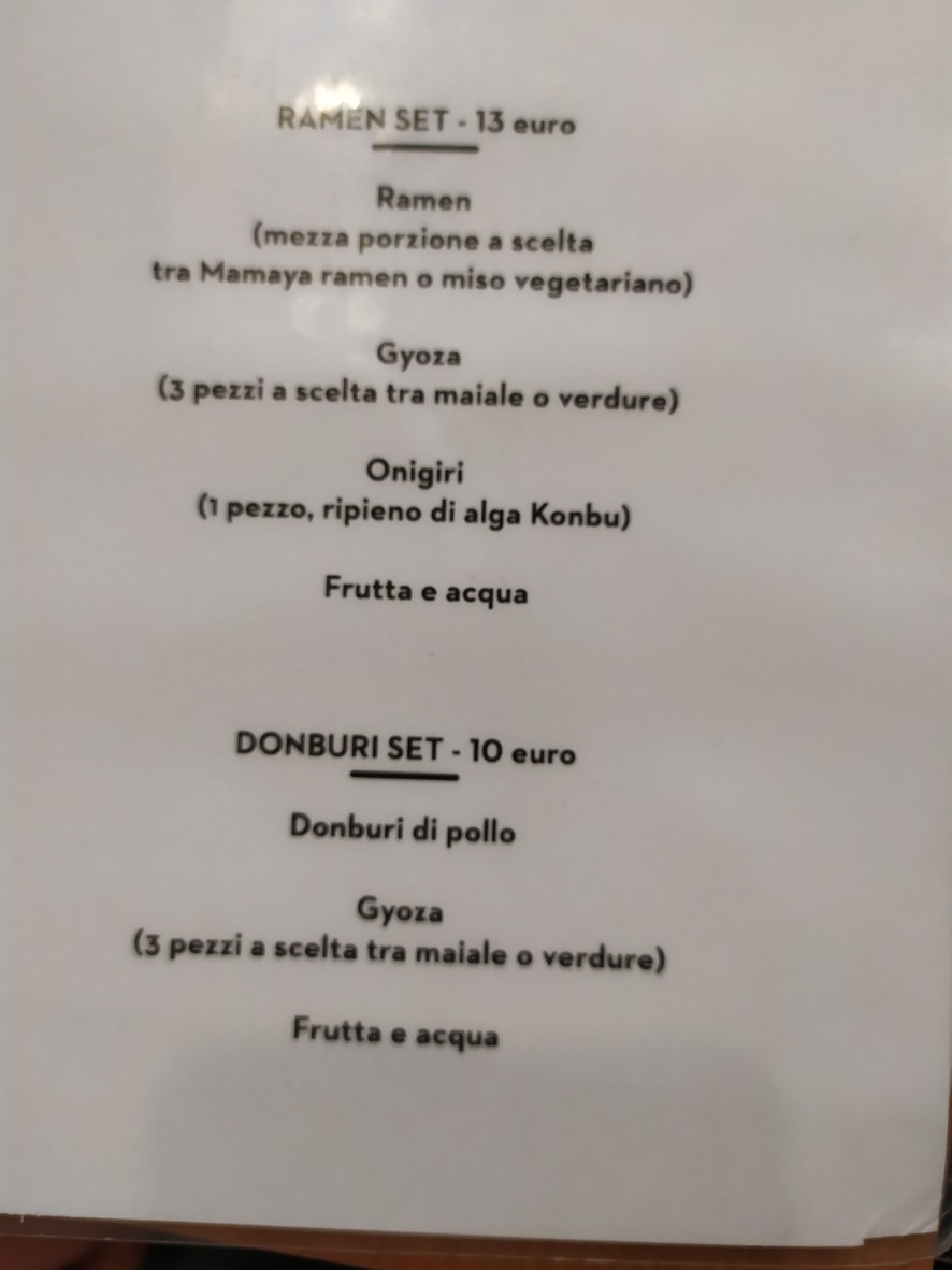 Mama-ya Ramen menu 5