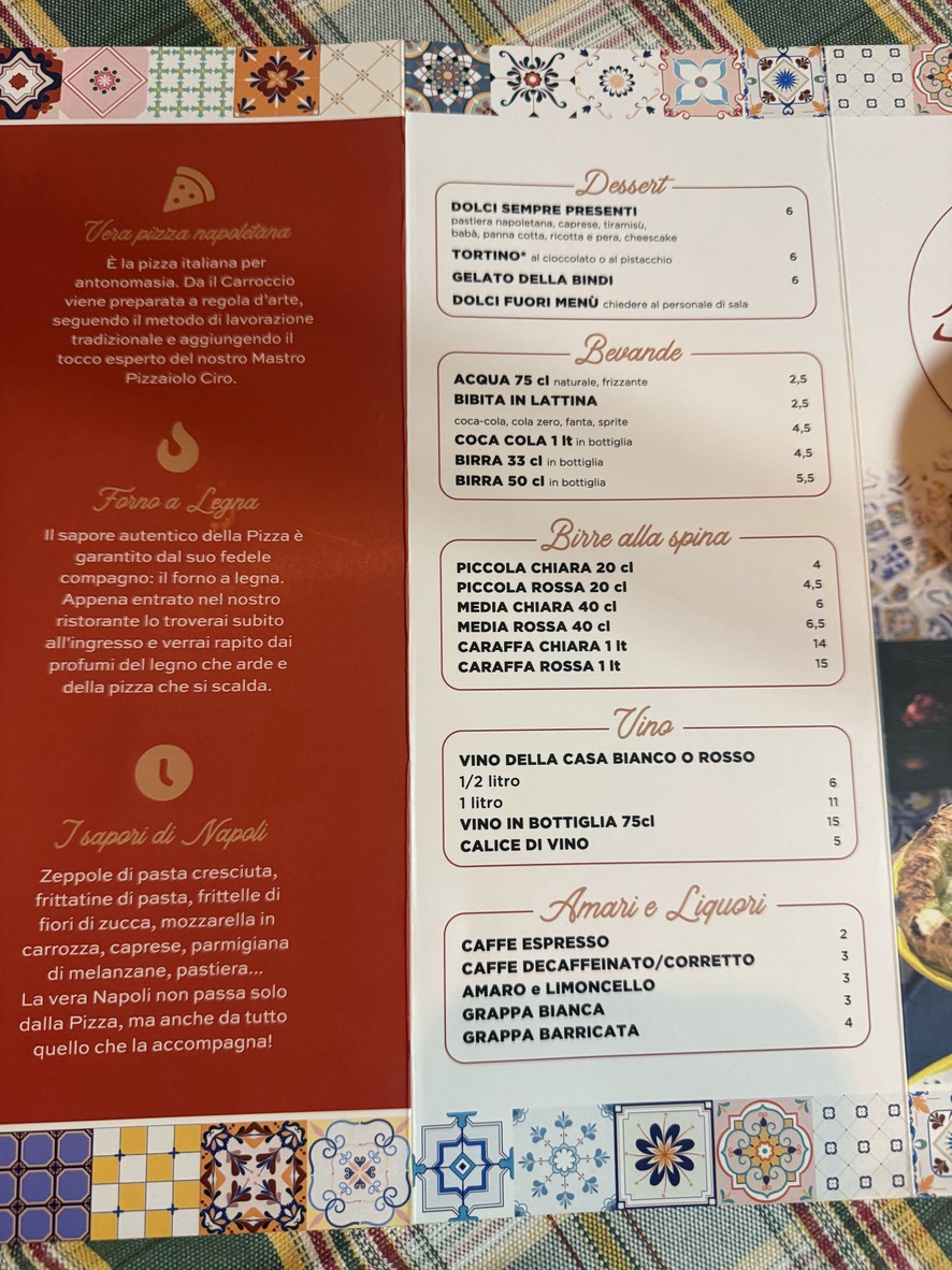 Il Carroccio menu 2