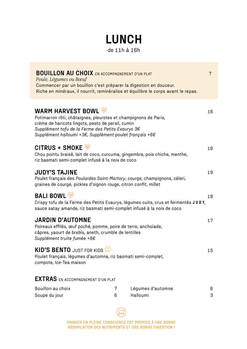 Judy menu 3