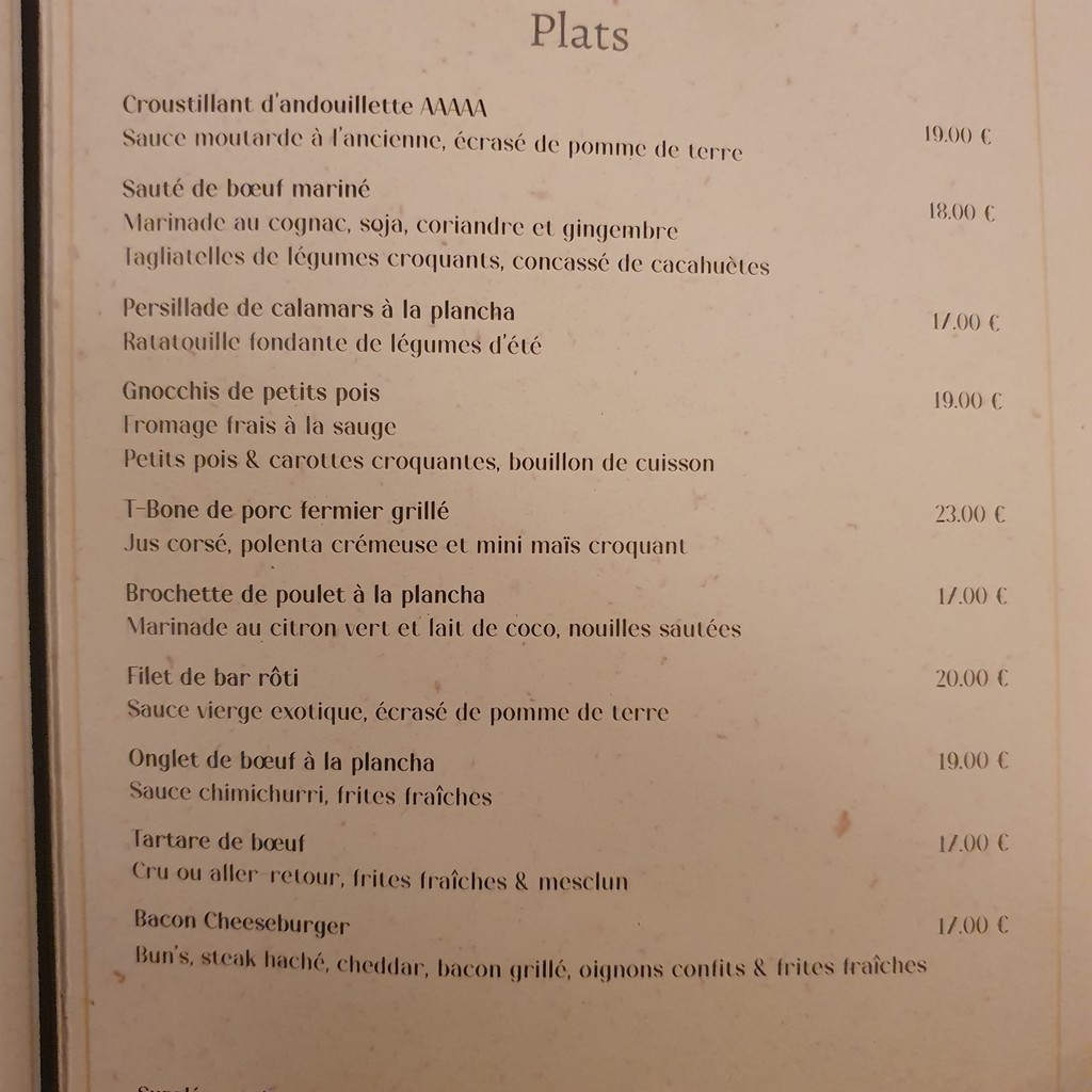 El Nord Sud menu 6
