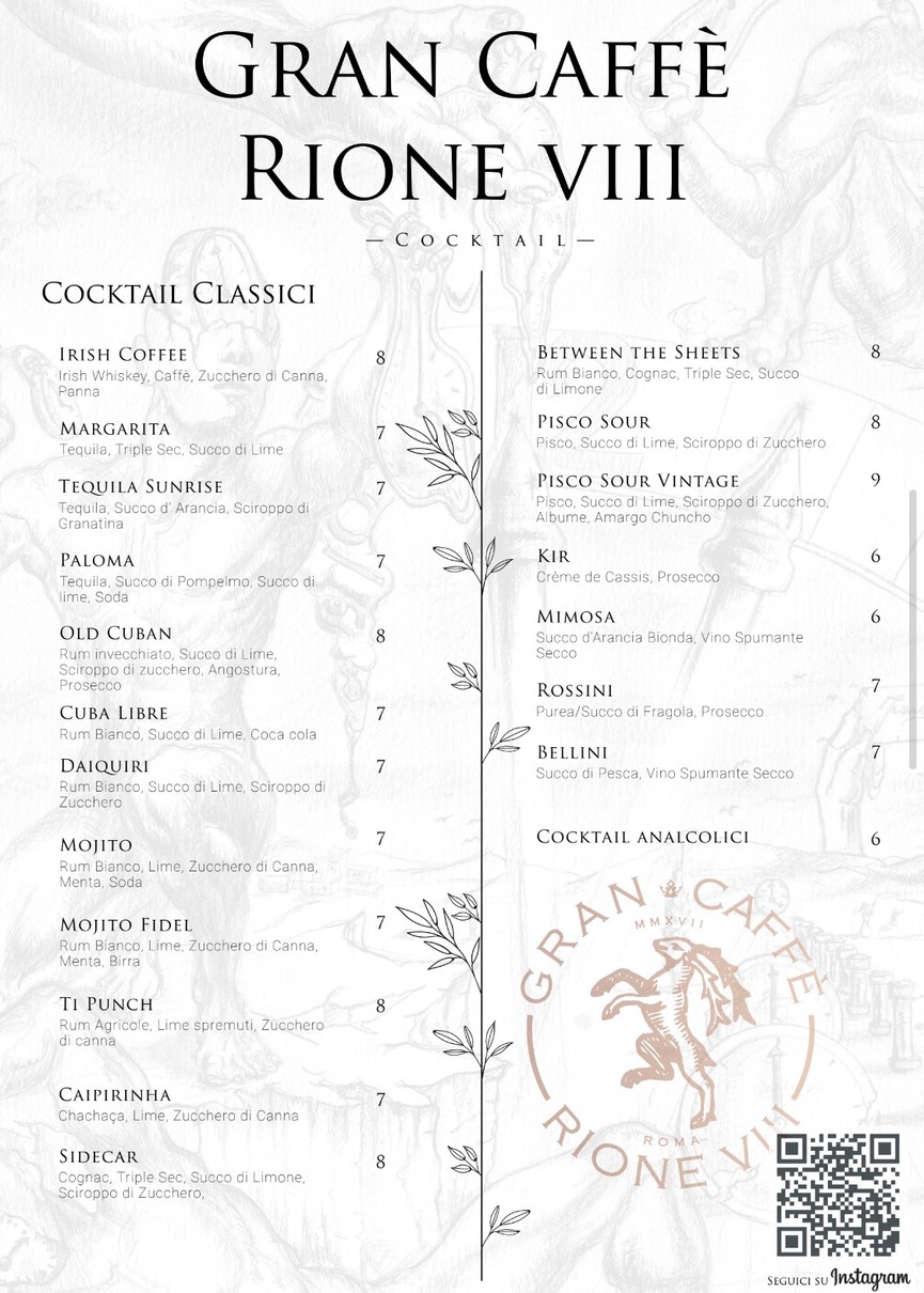 Gran Caffè Rione VIII menu 4