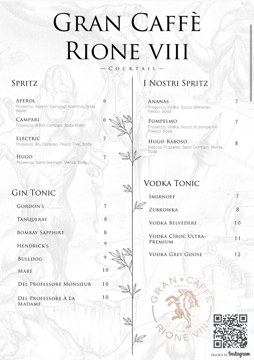 Gran Caffè Rione VIII menu 5