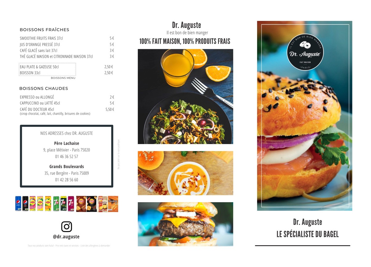 Dr. Auguste menu 1