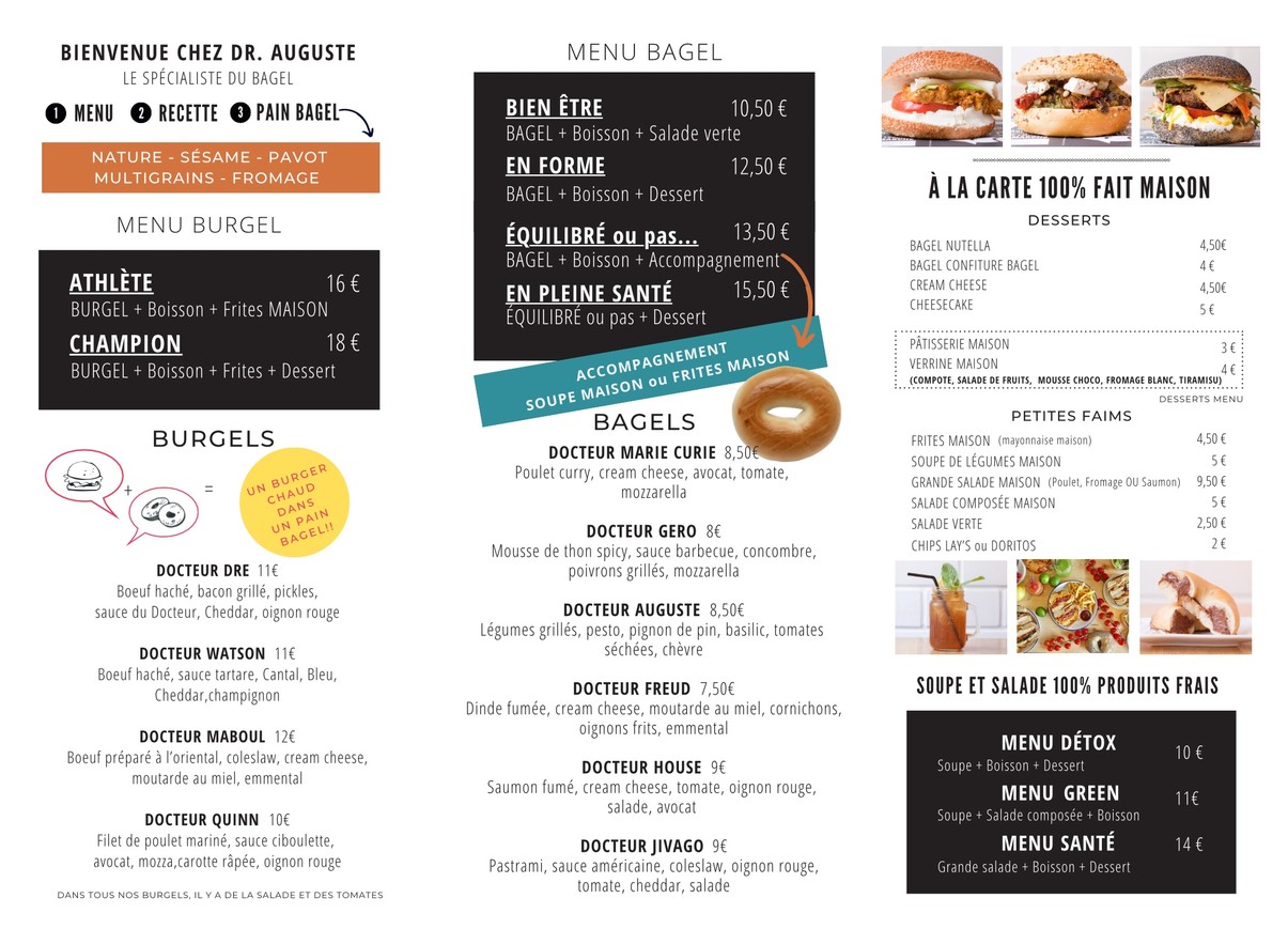 Dr. Auguste menu 2