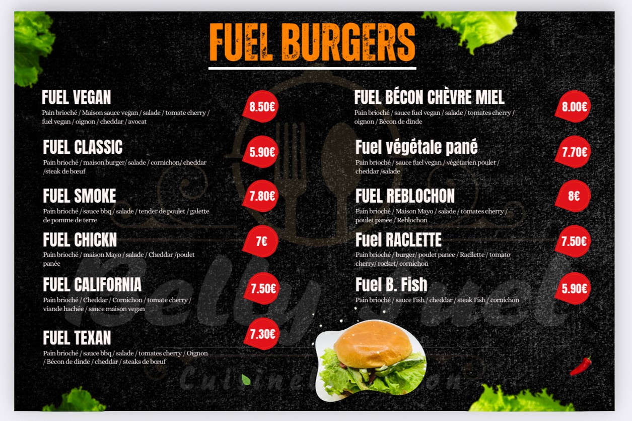 BELLY FUEL menu 2