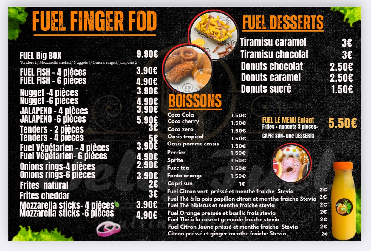 BELLY FUEL menu 5