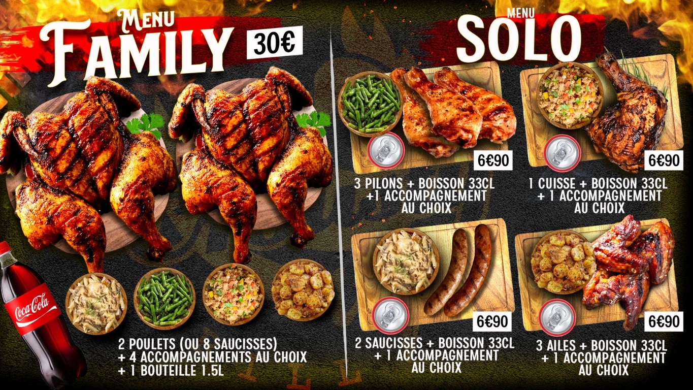 Crousty’UP Grill_Poulet Braisé®️ menu 3