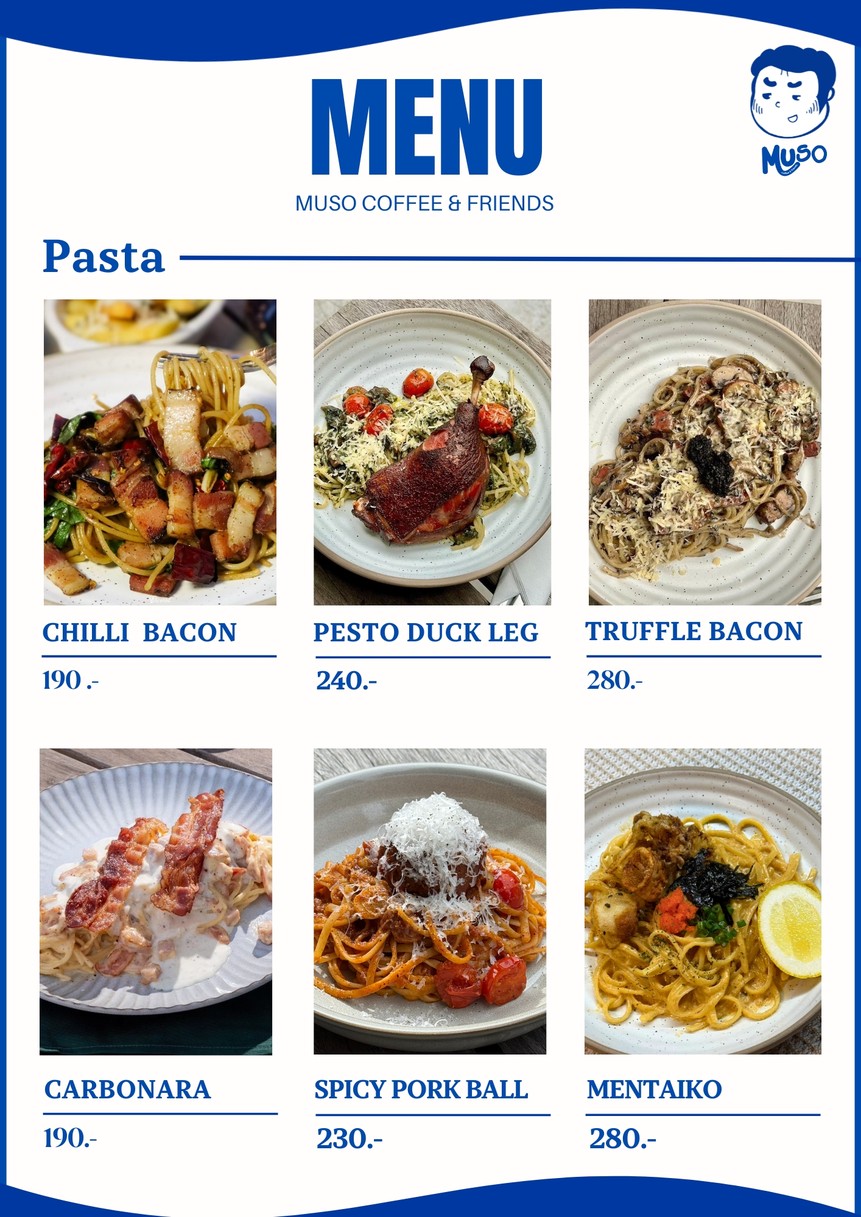 MUSO Coffee & Friends menu 3